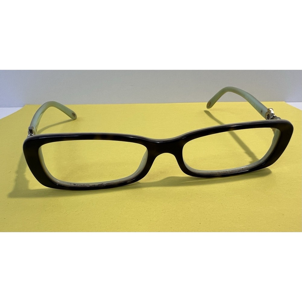 Tiffany & Co TF2058 8134 Eyeglasses Bow Tortoise on Blue 54-16-135 Frames Only